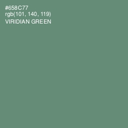 #658C77 - Viridian Green Color Image