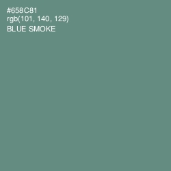 #658C81 - Blue Smoke Color Image