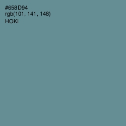 #658D94 - Hoki Color Image