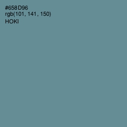 #658D96 - Hoki Color Image