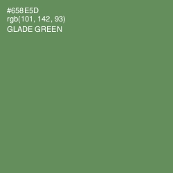 #658E5D - Glade Green Color Image