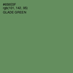 #658E5F - Glade Green Color Image