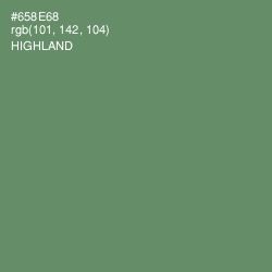 #658E68 - Highland Color Image