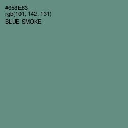 #658E83 - Blue Smoke Color Image