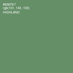 #658F67 - Highland Color Image