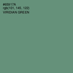 #65917A - Viridian Green Color Image