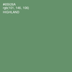 #65926A - Highland Color Image