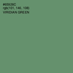 #65926C - Viridian Green Color Image