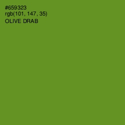 #659323 - Olive Drab Color Image