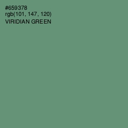 #659378 - Viridian Green Color Image