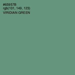 #65957B - Viridian Green Color Image