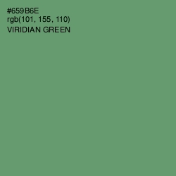 #659B6E - Viridian Green Color Image