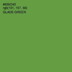 #659D42 - Glade Green Color Image