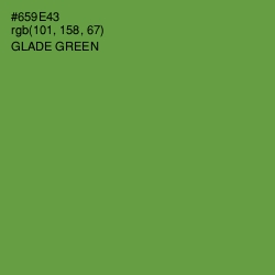 #659E43 - Glade Green Color Image