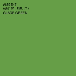 #659E47 - Glade Green Color Image