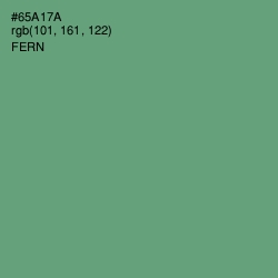 #65A17A - Fern Color Image