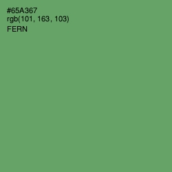 #65A367 - Fern Color Image