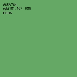 #65A764 - Fern Color Image