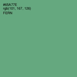 #65A77E - Fern Color Image