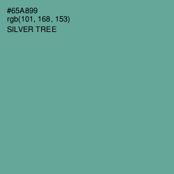 #65A899 - Silver Tree Color Image