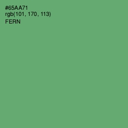#65AA71 - Fern Color Image