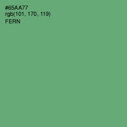 #65AA77 - Fern Color Image