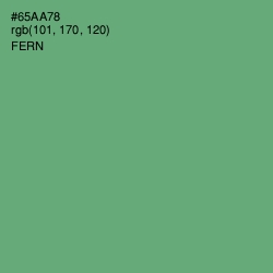 #65AA78 - Fern Color Image