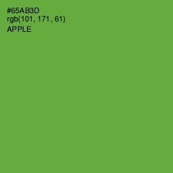 #65AB3D - Apple Color Image