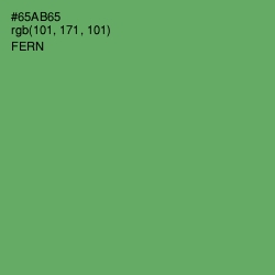 #65AB65 - Fern Color Image