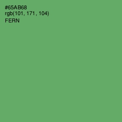 #65AB68 - Fern Color Image