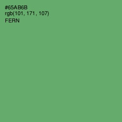 #65AB6B - Fern Color Image
