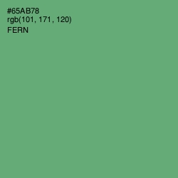 #65AB78 - Fern Color Image