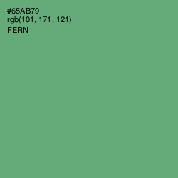 #65AB79 - Fern Color Image