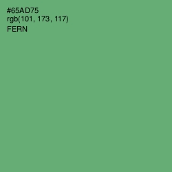 #65AD75 - Fern Color Image