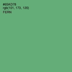 #65AD78 - Fern Color Image