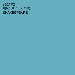 #65AFC1 - Shakespeare Color Image