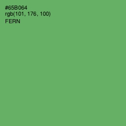 #65B064 - Fern Color Image