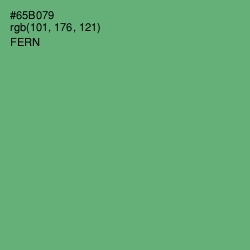 #65B079 - Fern Color Image