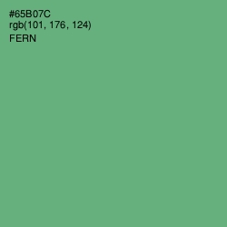 #65B07C - Fern Color Image