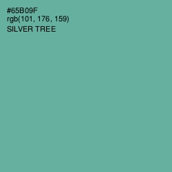 #65B09F - Silver Tree Color Image