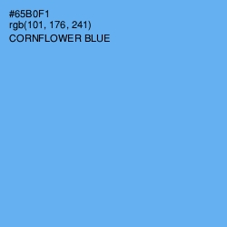 #65B0F1 - Cornflower Blue Color Image