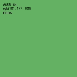 #65B164 - Fern Color Image