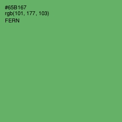 #65B167 - Fern Color Image