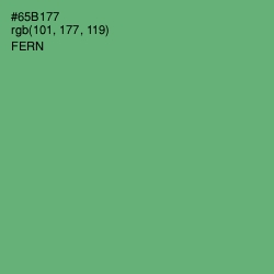 #65B177 - Fern Color Image