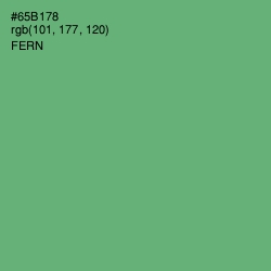 #65B178 - Fern Color Image