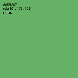 #65B267 - Fern Color Image