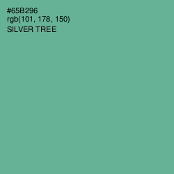 #65B296 - Silver Tree Color Image