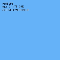 #65B2F8 - Cornflower Blue Color Image