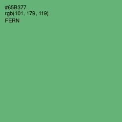 #65B377 - Fern Color Image