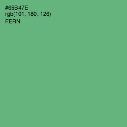 #65B47E - Fern Color Image